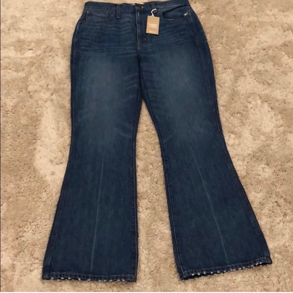 Madewell High Rise Rigid Flare Distressed Jean NWT - Picture 2 of 5